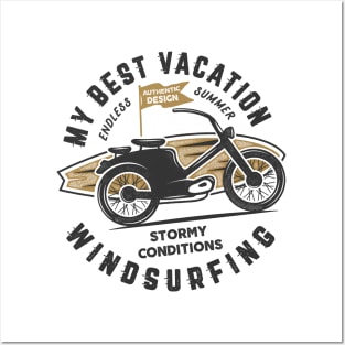 Best Vacation - Windsurfing Posters and Art